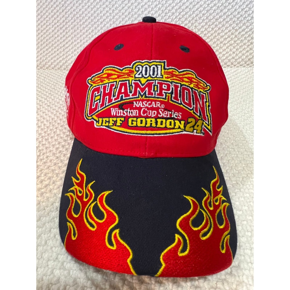 Jeff Gordon 2001 Winston Cup NASCAR Champion Adjustable Hat Cap